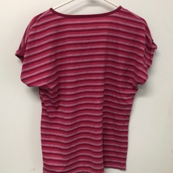 BASIC Editions Cuffed Sleeve Semi Pleated Top Size Large T266 - Picture 5 of 8